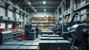 Focusing on ferrite magnets manufacturer in china showcasing the magnet production process in a professional workshop.