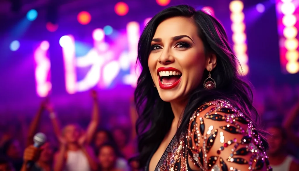 Watch Jessie J perform live in a vibrant concert setting at https://diknews.co.uk/jessie-j/.