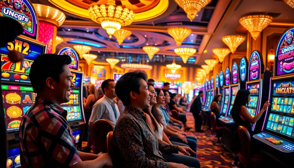 Menangkan hadiah besar dalam permainan slot Unogg slot game yang penuh warna dan kegembiraan.