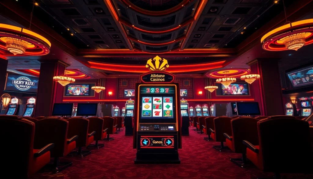 Temukan keseruan bermain slot online dengan mesin slot modern di kasino elegan.