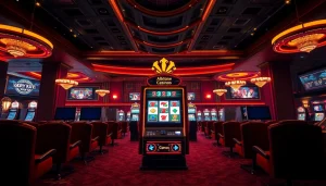 Temukan keseruan bermain slot online dengan mesin slot modern di kasino elegan.