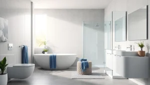 Erleben Sie hochwertige Badprodukte von sonni sanitär GmbH in einer stilvollen Badezimmerumgebung.