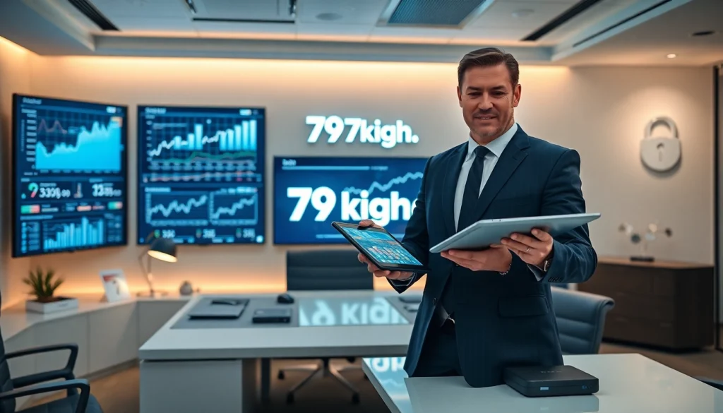 Modern finance and betting technology scene highlighting 79king hn in a professional setting for 2025.