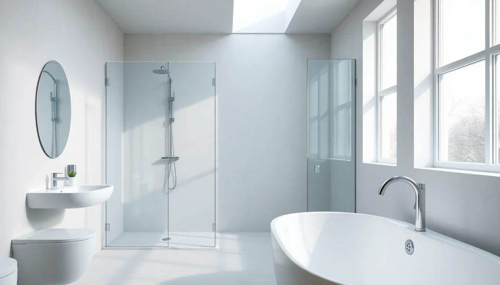 Sonni sanitär bietet elegante Badezimmerlösungen mit modernen Duschelementen.