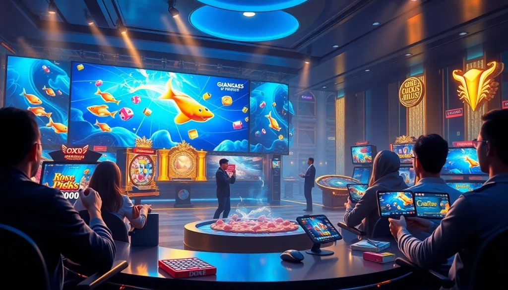 A dynamic gaming scene on https://xx88.pizza/ showcasing popular online games with vibrant colors and engaging users.