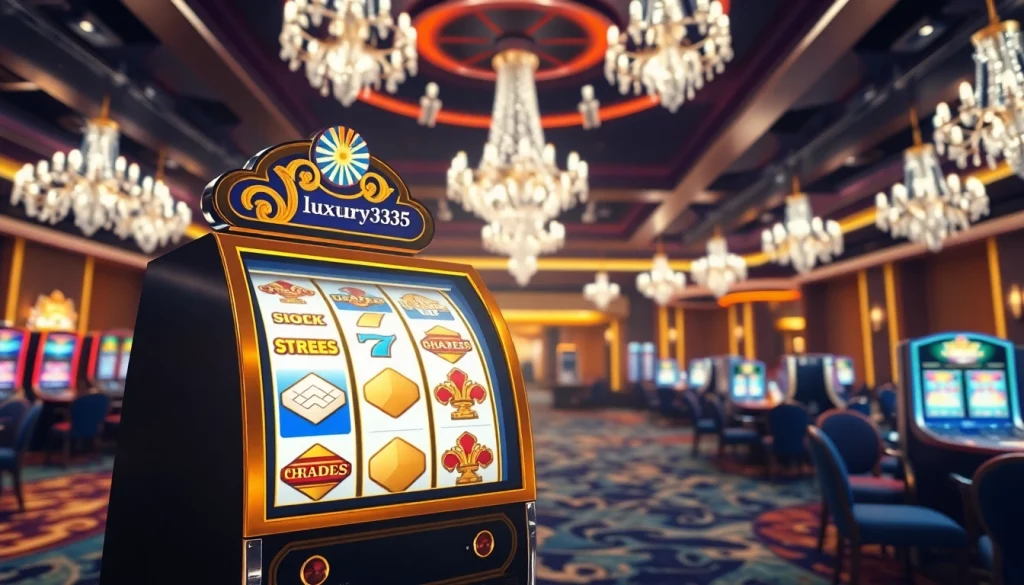 Menangkan hadiah menarik di luxury333 dengan slot mesin yang menyala penuh warna.
