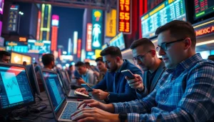 Discovering the best sports betting sites in Mexico through focused bettors analyzing odds and statistics.