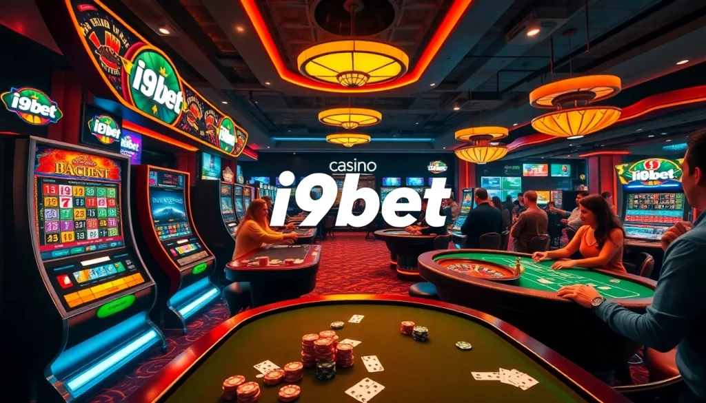 Experience the thrill of online betting with i9bet's engaging casino games.