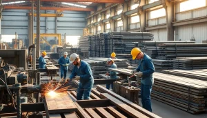 Find skilled steel fabricators near me engaged in precision metalwork.