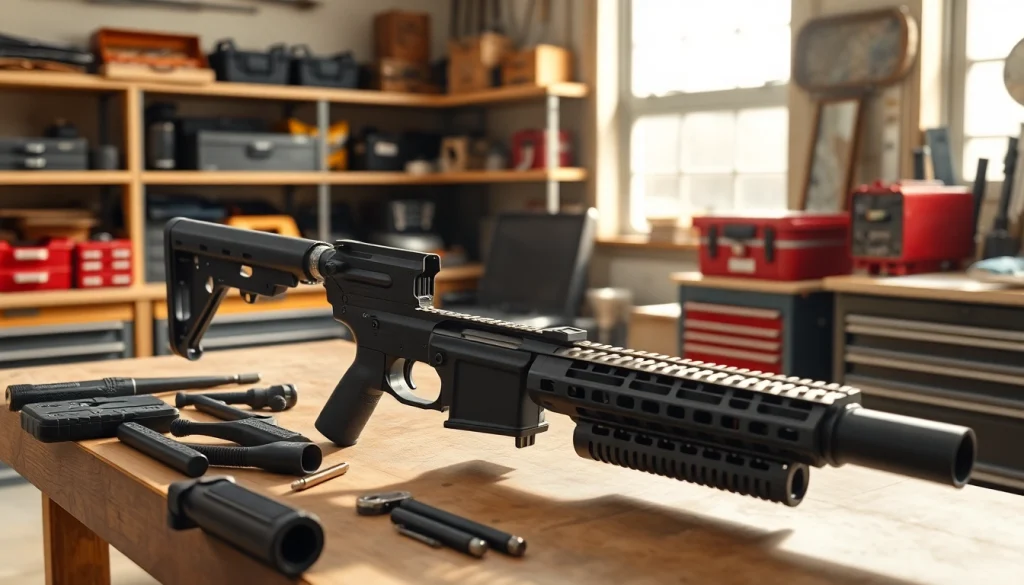 Assembling the PF940SC frame kit with essential tools in a bright workshop setting.