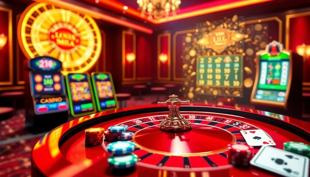 Engaging online casino scene showcasing link dự phòng shbet in digital betting interface.
