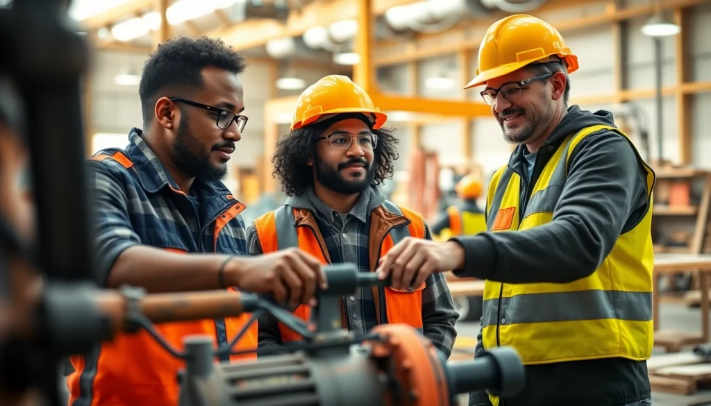 Engaging work environment showcasing apprentices requesting dispatch using das 142 form.