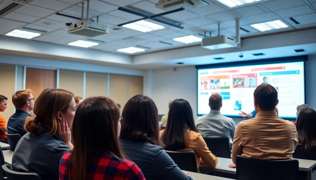 Engaged learners in OSHA training carolinas focusing on workplace safety.