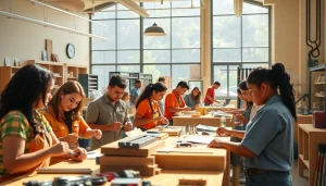 Engaged students learning practical skills in hawaii trade schools environment.