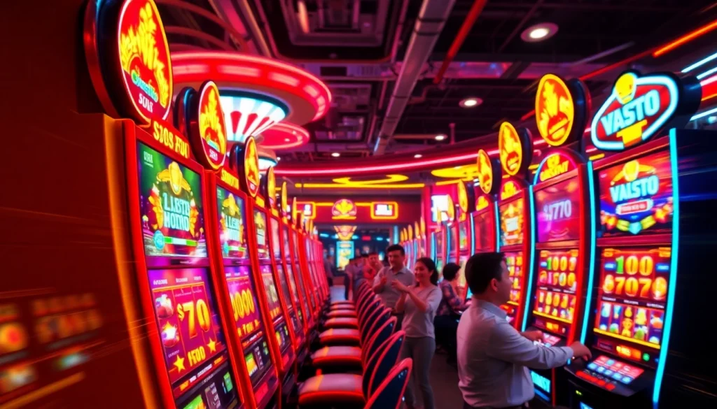 Menangkan permainan slot Istana777 dengan slot mesin yang berwarna cerah dan atmosfer penuh energi.