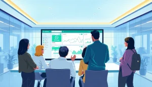 Visual representation of What is a CRM for WhatsApp showcasing a business team using digital tools for customer management.