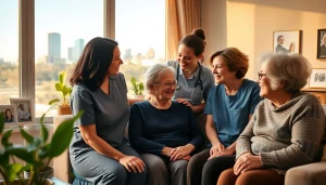 Senior caregivers Austin TX providing compassionate support in a comfortable home setting.