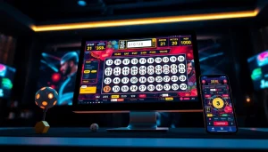 Adegan menarik perjudian online yang berfokus pada sumo togel, menampilkan antarmuka permainan yang penuh warna.