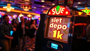 Menangkan jackpot di mesin slot depo 1k yang cerah dan menarik di kasino.