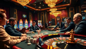 Experience thrilling gameplay at https://www.bdjl.org/ with players strategizing over poker chips.