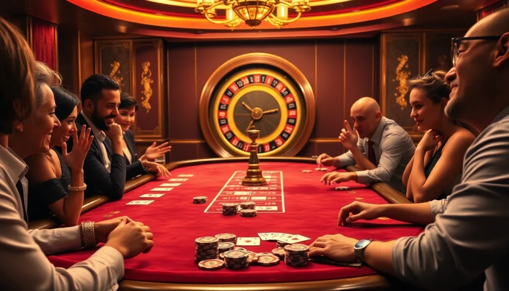 Experience CM88 gaming excitement with luxurious casino tables and vibrant poker chips.