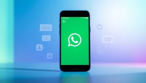 Enhanced FM WhatsApp features displayed on a vibrant smartphone interface