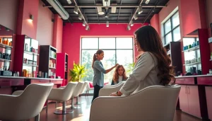 Salon coafor București oferă servicii profesionale de coafură într-un decor modern.