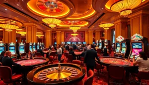 Experience the thrill of dewacasino login amidst exciting casino games and vibrant atmosphere.