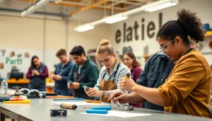 Students learn practical skills at a Trade School In Tennessee classroom, showcasing hands-on training.