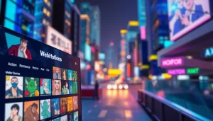 뉴토끼 웹툰 플랫폼의 다양한 장르를 보여주는 현대적인 인터페이스