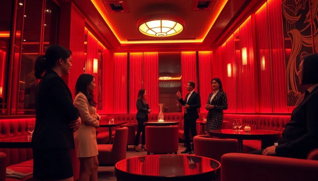 Suwon셔츠룸 interior showcasing luxurious ambiance and engaging female managers.