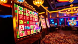 Rasakan sensasi bermain slot Mahjong Ways 2 dengan grafis yang berwarna-warni dan elemen kasino mewah.