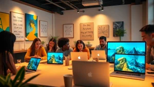 Generate detailed prompts with an image to prompt ai in a vibrant workspace.