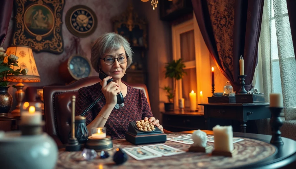 温かく inviting な雰囲気で電話占い当たるをハイライトした魅力的な電話占いセッション。