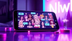 Explore engaging nsfw ai chat with diverse AI characters in a vibrant digital layout.