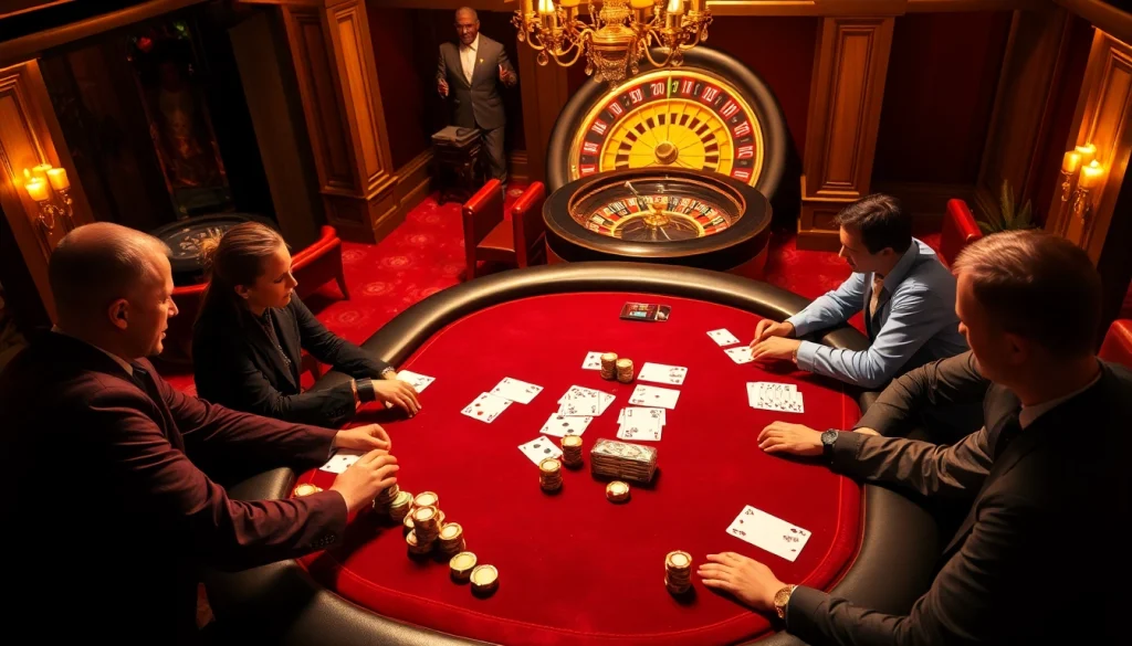 Rasakan sensasi KIT4D Toto dengan permainan poker yang seru lengkap dengan chip dan kartu mewah.