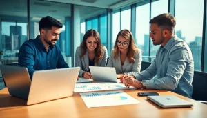 Engaging team discussion on Acquisition Planning in a modern office environment.