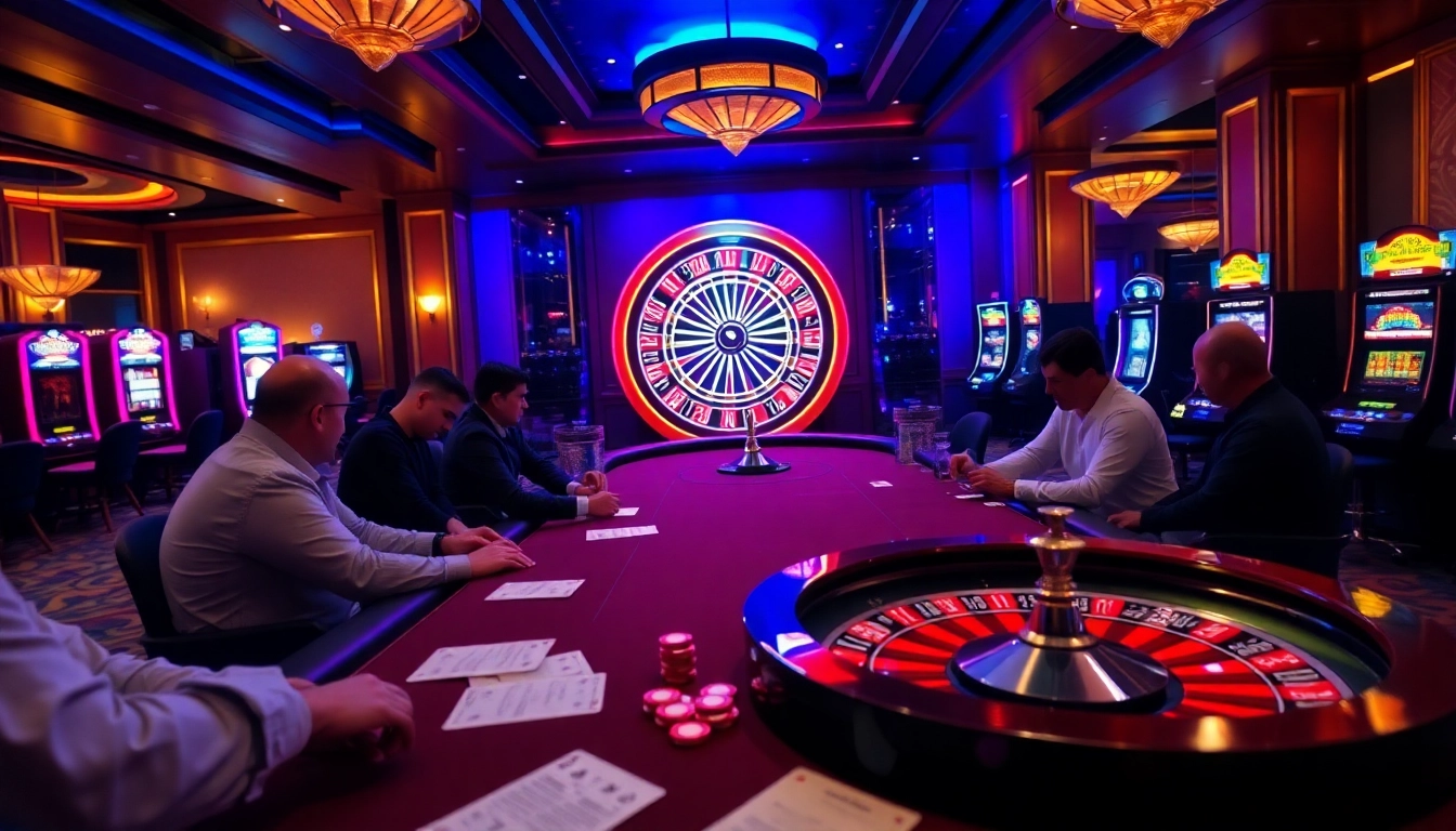 Découvrez l'excitation du meilleur casino en ligne avec un jeu de poker vif et l'action de la roulette.
