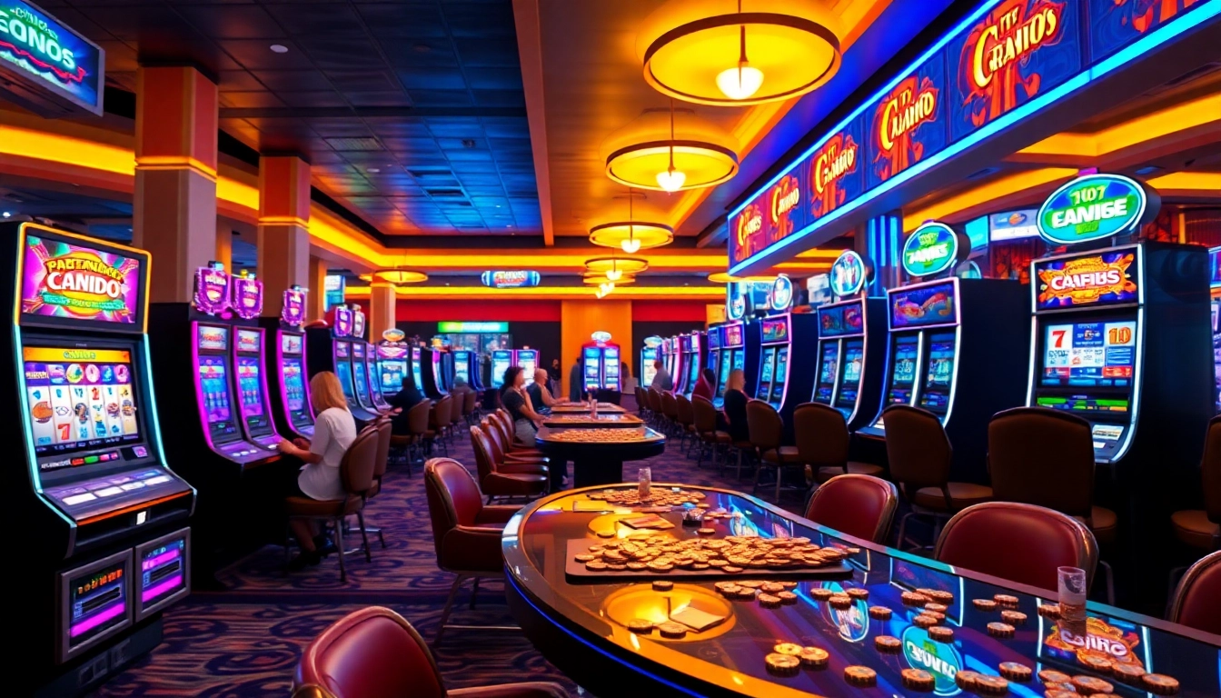 Menang di Slot77 dengan mesin slot yang menarik dan penuh warna di kasino.