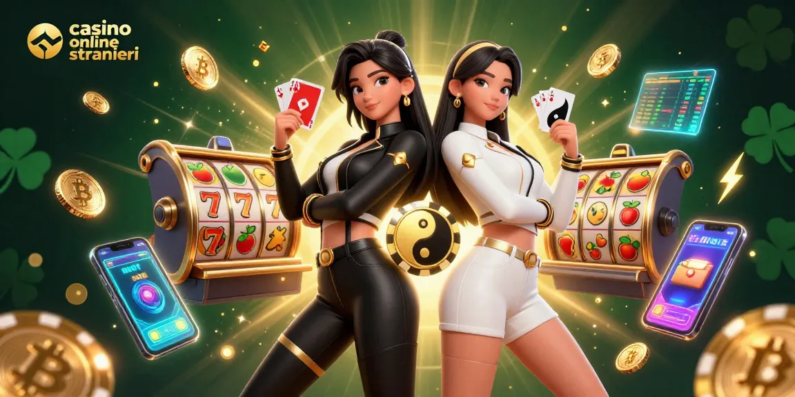 Scopri il brivido dei casino online stranieri con immagini mozzafiato di giocatori di carte asiatici.