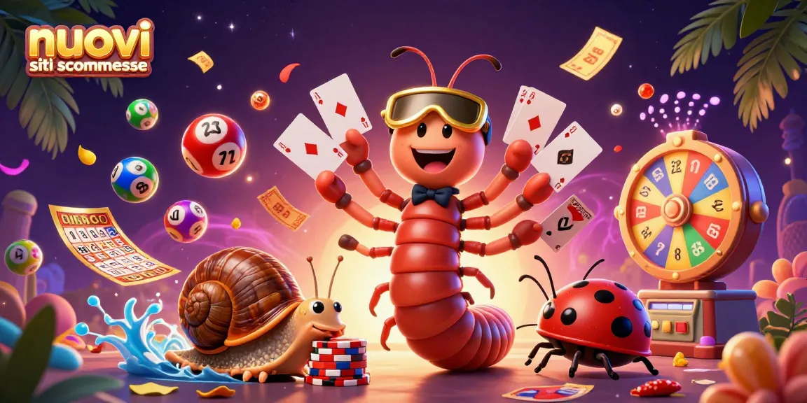 Gioca su nuovi siti scommesse e vivi l'emozione di scommettere con stili vivaci e personaggi animati.