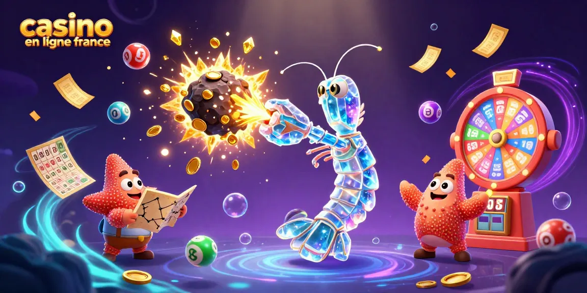Visualisez l'univers d'un casino en ligne France avec une illustration dynamique de samouraï, loteries et éclats dorés.