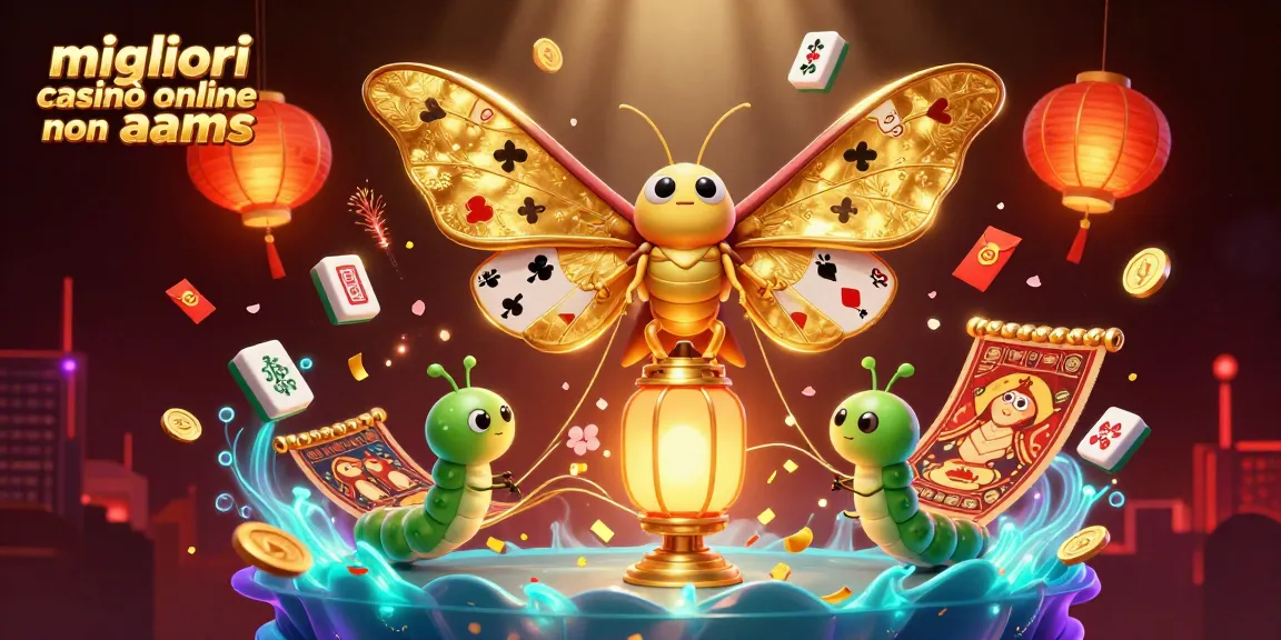 Scopri i migliori casinò online non AAMS con una scena vibrante di giochi d'azzardo e festeggiamenti.