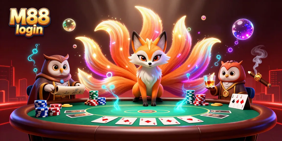 Engage in thrilling gameplay with M88 login, showcasing vibrant casino elements.