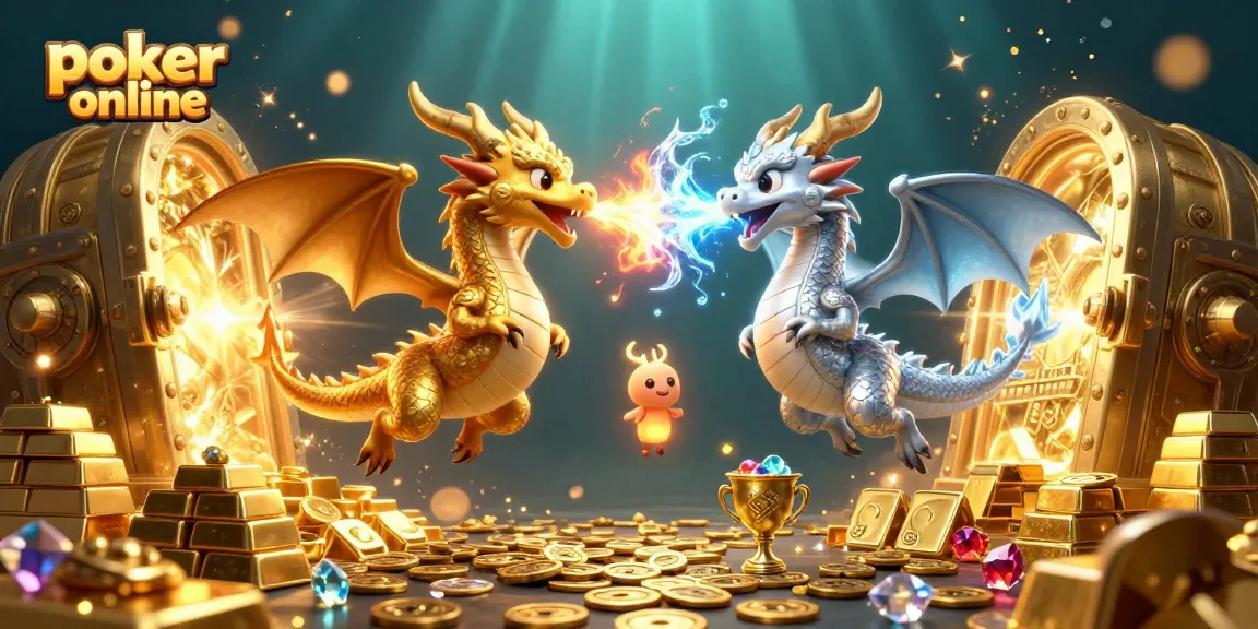 Jouez à poker online avec des dragons en pleine action et des trésors scintillants.