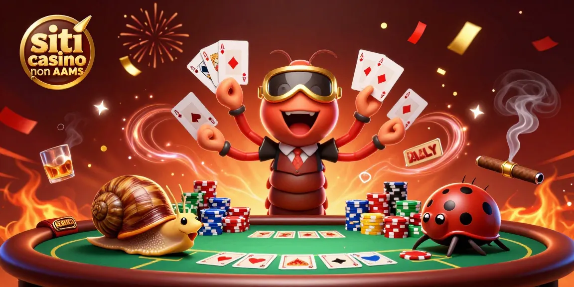 Gioca nei siti casino non AAMS con il millipede dealer e i giochi da tavolo illuminati.