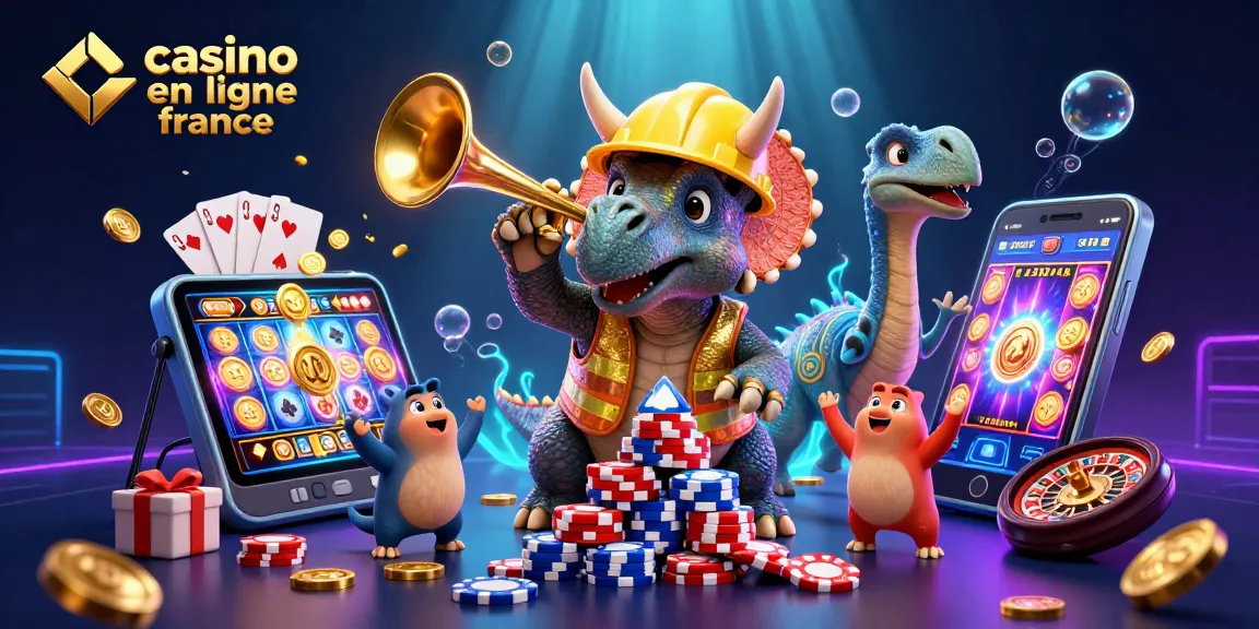 Construisez avec le triceratops et célébrez avec le parasaurolophus dans un casino en ligne France.