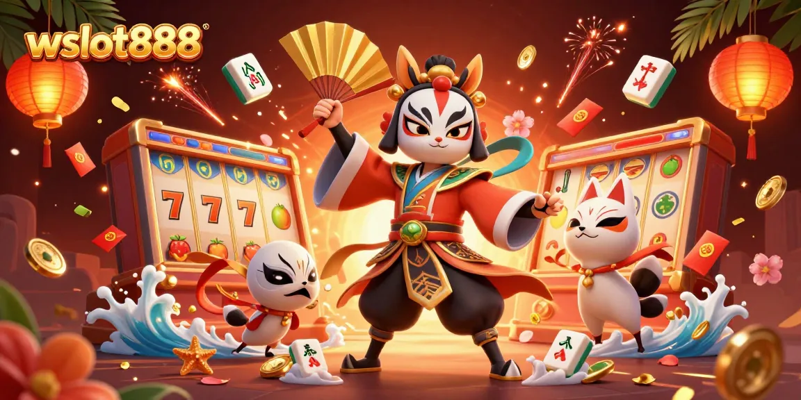Menangkan jackpot di wslot888 dengan kombinasi visual yang memukau dari simbol slot dan karakter 3D yang energik.