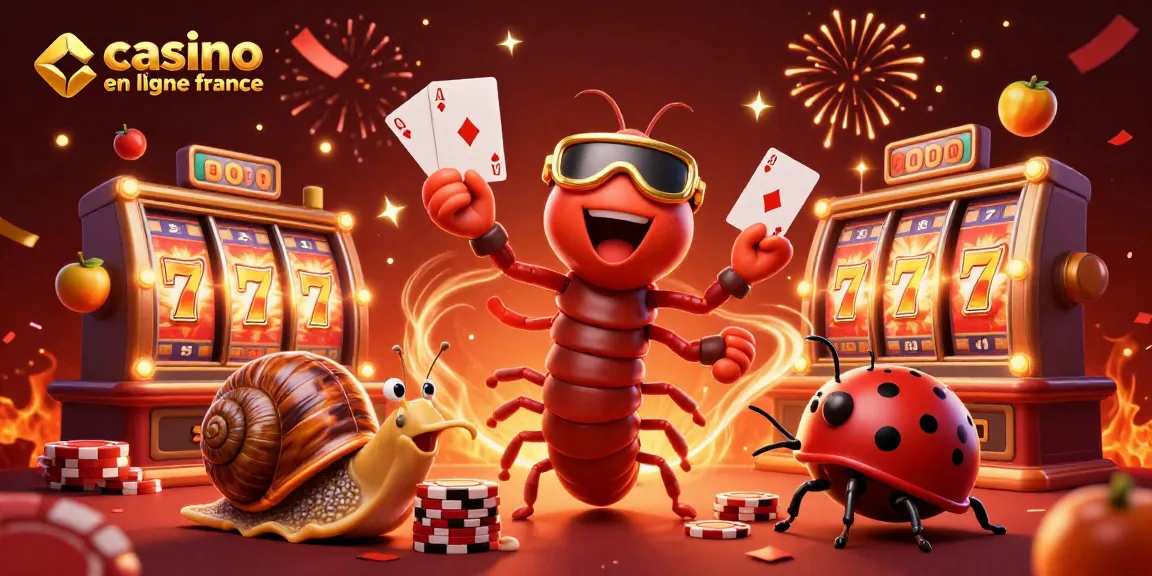 Vivez l'intensité du jeu au casino en ligne France avec un dealer cartoon dynamique et des machines à sous scintillantes.