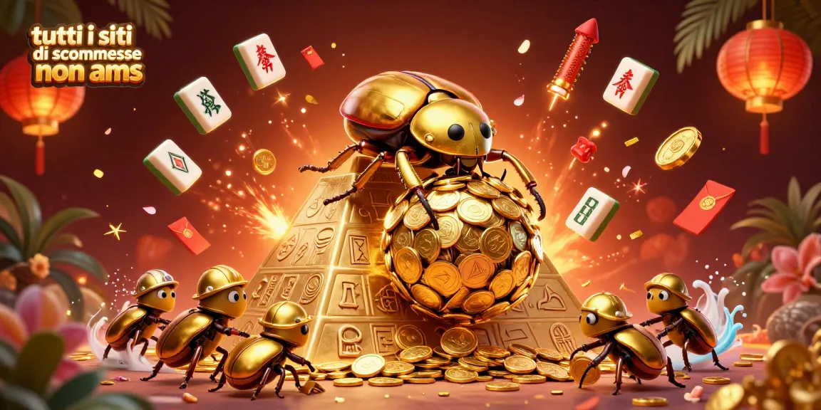 Scopri tutti i siti di scommesse non AAMS con questa illustrazione dinamica e ricca di colori.